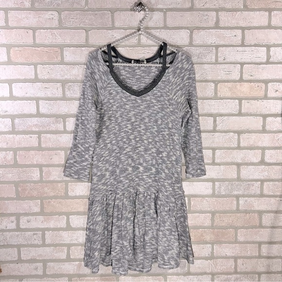Anthropologie Saturday/Sunday Textured Anka Drop Waist Dress Size S - Picture 4 of 12